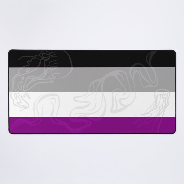 Item preview, Copy of Asexual Pride Flag Oil Spill + Jellyfish designed and sold by randomvlover.
