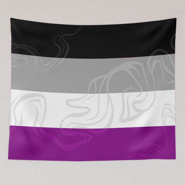 Item preview, Copy of Copy of Asexual Pride Flag Oil Spill  designed and sold by randomvlover.
