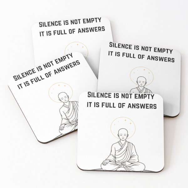 Item preview, Silence is Full of Answers: A Meditative Message designed and sold by Farsky-Fashion.