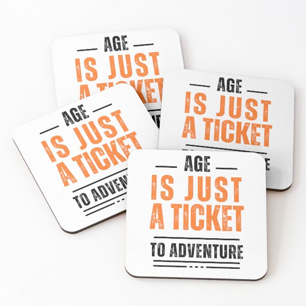 Item preview, Age Is Just a Ticket to Adventure designed and sold by WDWL idea2design.