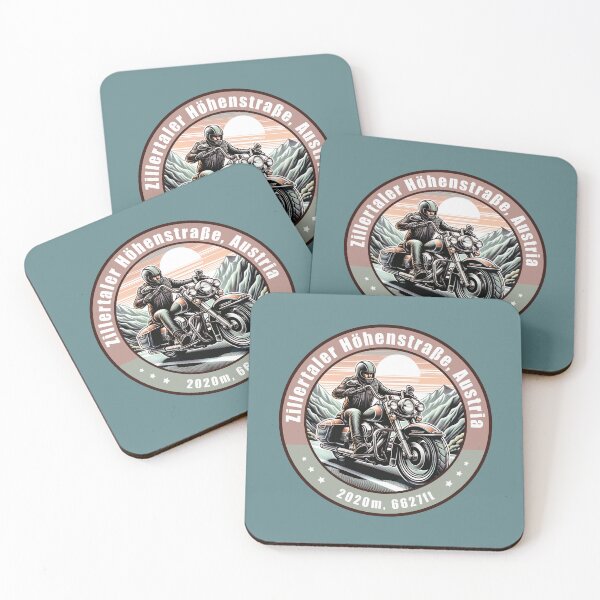 Item preview, Zillertaler Hohenstrasse Austria Vintage Motorcycling Design designed and sold by CynthiaGraphics.