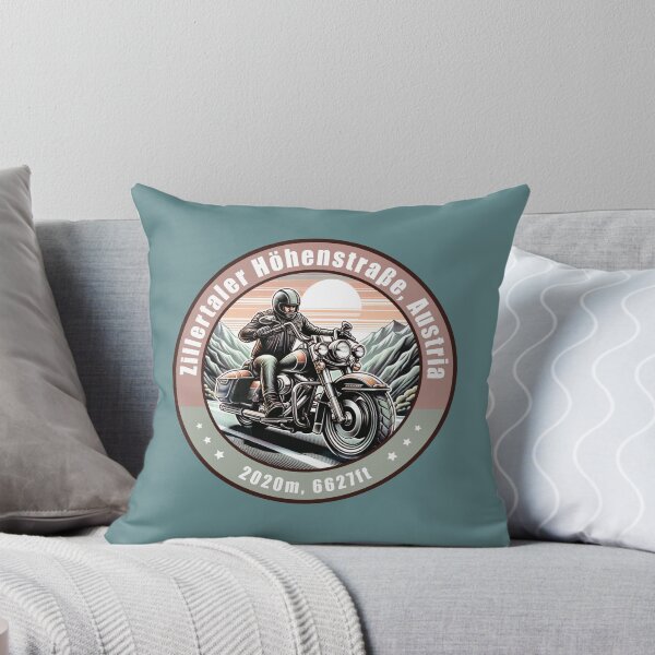 Item preview, Zillertaler Hohenstrasse Austria Vintage Motorcycling Design designed and sold by CynthiaGraphics.