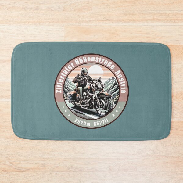 Item preview, Zillertaler Hohenstrasse Austria Vintage Motorcycling Design designed and sold by CynthiaGraphics.