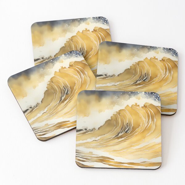 Item preview, Golden Waves designed and sold by CalmnessbyChoice.