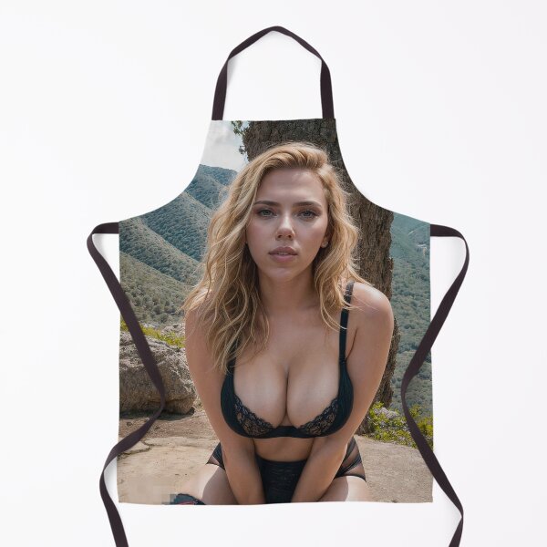 Scarlett Johansson Boobs Aprons for Sale