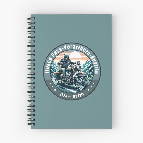 Item preview, Flexen Pass Austria Vintage Motorcycling Design designed and sold by CynthiaGraphics.