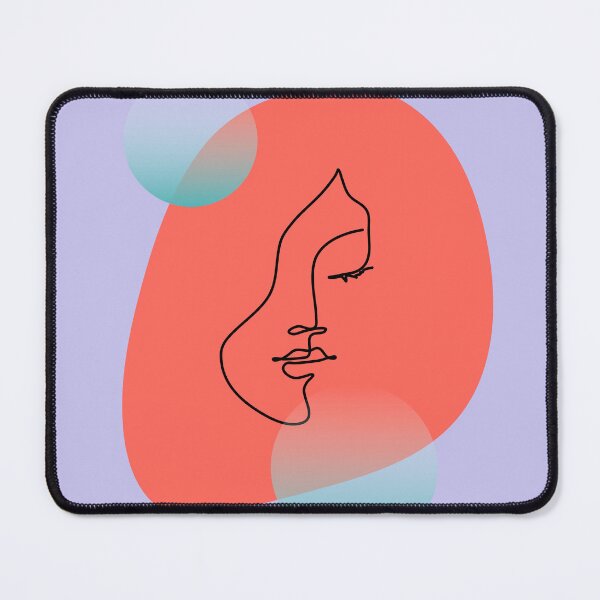 Item preview, Color Block Face: Orange and Green designed and sold by 45CreativeClub.