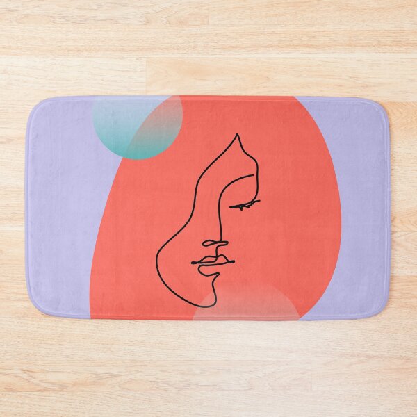 Item preview, Color Block Face: Orange and Green designed and sold by 45CreativeClub.