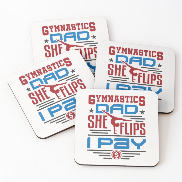 Item preview, Gymnastics Dad She Flips I Pay designed and sold by jaygo.