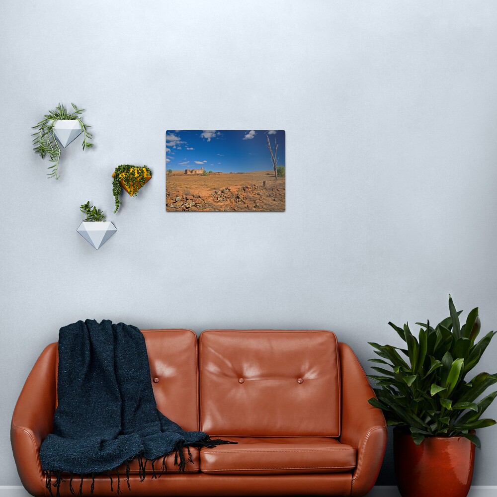 Ruined House Metal Print