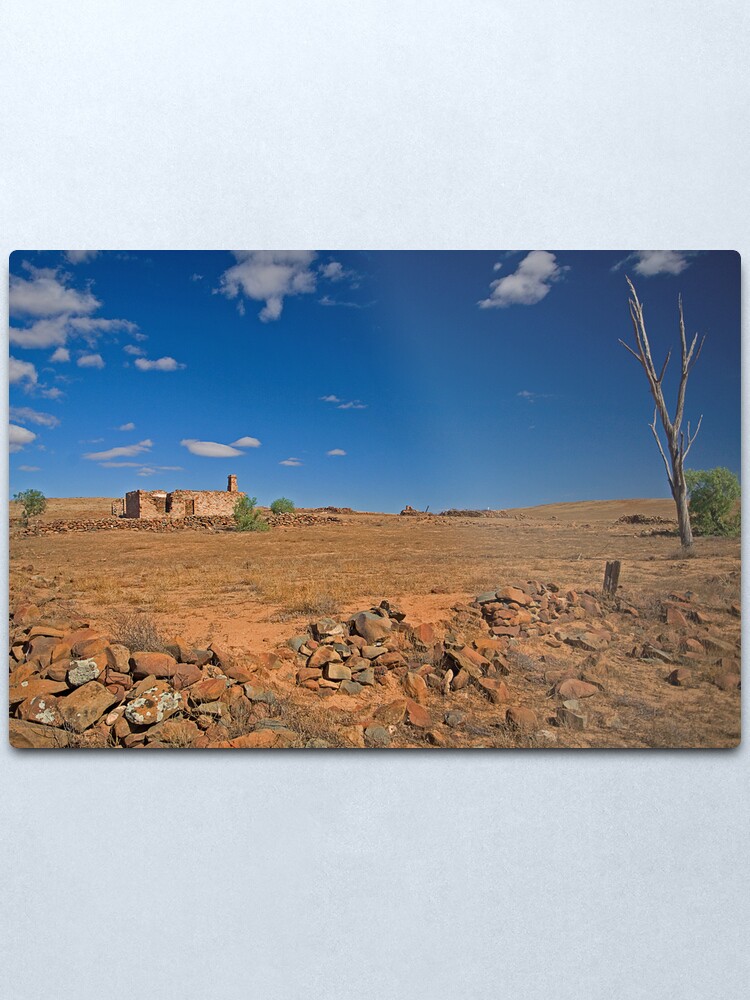 Alternate view of Ruined House Metal Print