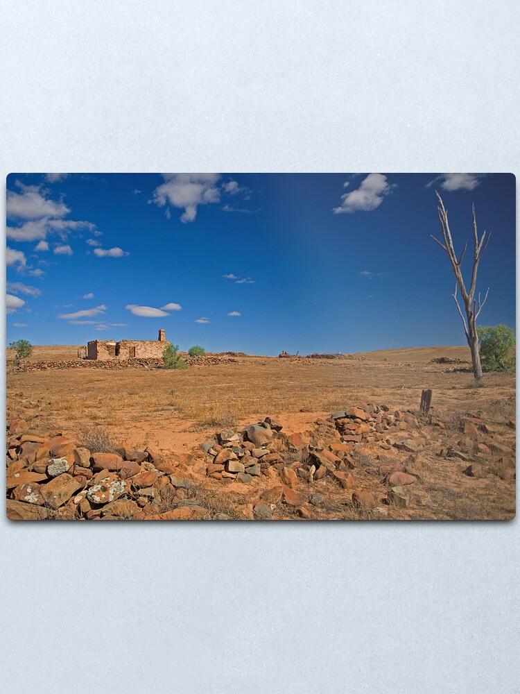 Alternate view of Ruined House Metal Print