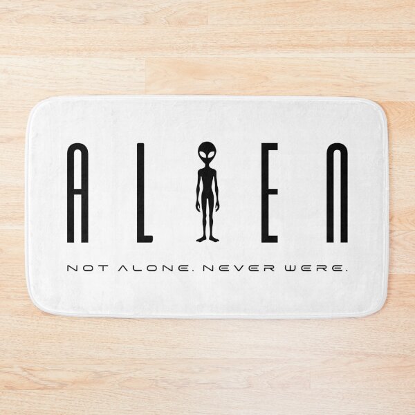 Item preview, Alien Sci-Fi Design Extraterrestrial Silhouette with Quote "Not Alone. Never Were." designed and sold by Infinitee8hirts.