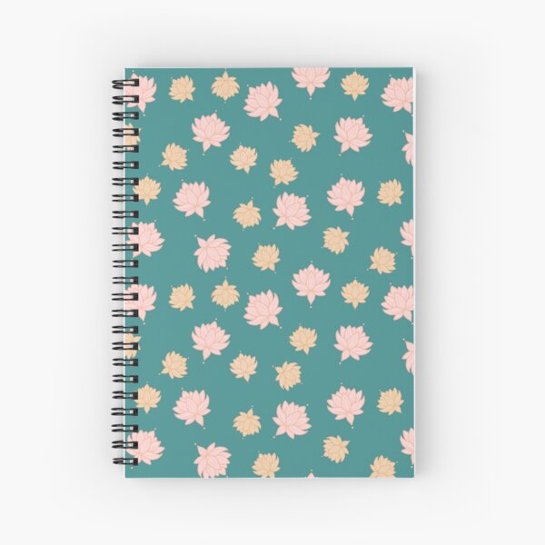 Aperçu de l'œuvre Motif de fleur de lotus sereine – Impression numérique florale élégante créée et vendue par One-Cute-Store.