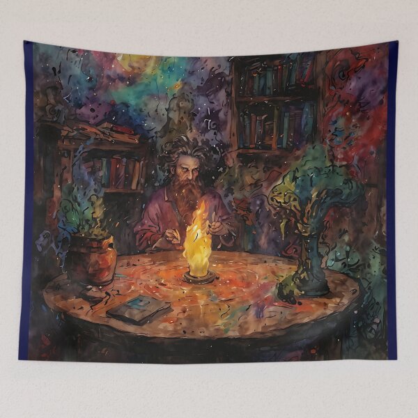 Item preview, The Alchemist Lair - Abstract Surreal - 2 designed and sold by nyathiwa.