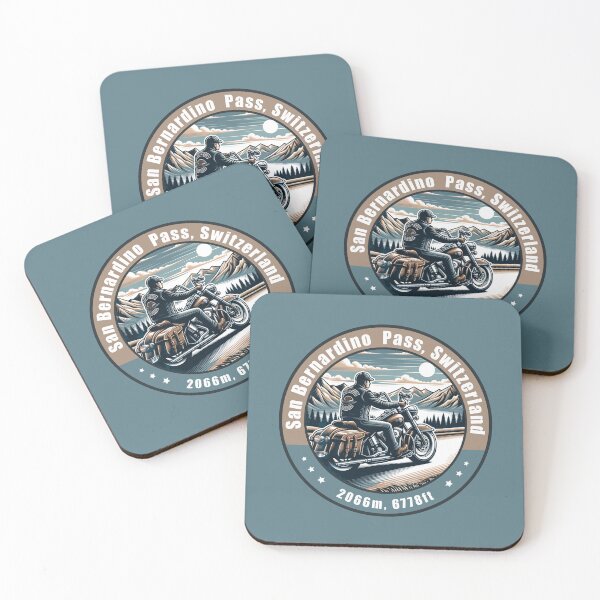 Item preview, San Bernardino Pass Switzerland Vintage Motorcycling Design designed and sold by CynthiaGraphics.