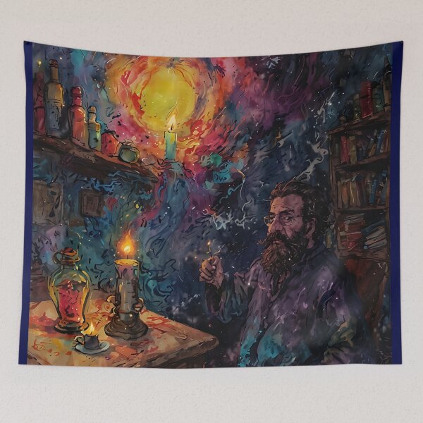 Item preview, The Alchemist Lair - Abstract Surreal - 1 designed and sold by nyathiwa.