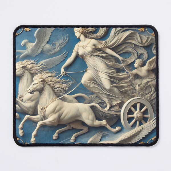 Item preview, Goddess on a mystical chariot designed and sold by Sigtrix.