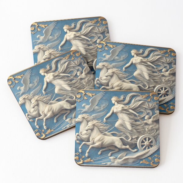 Item preview, Goddess on a mystical chariot designed and sold by Sigtrix.