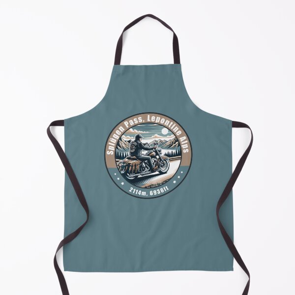 Item preview, Splugen Pass Austria-Italy Vintage Motorcycling Design designed and sold by CynthiaGraphics.