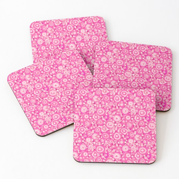Item preview, Bright pink swirlyness designed and sold by Art and Tea Studio.