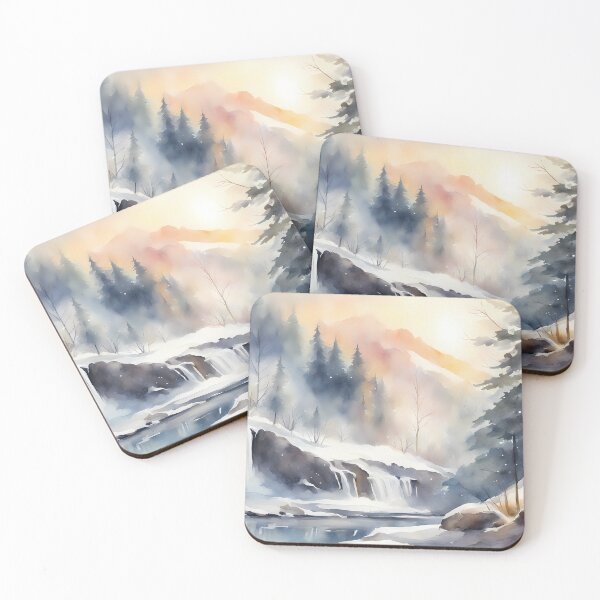 Item preview, Winter Waterfall designed and sold by CalmnessbyChoice.