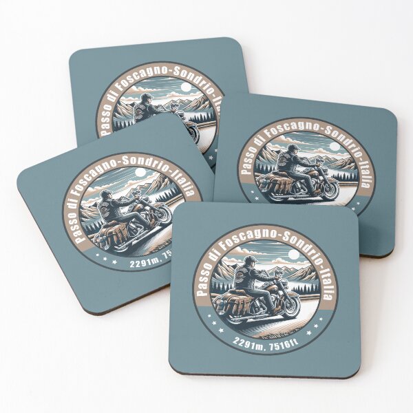 Item preview, Foscagno Pass Italy Vintage Motorcycling Design designed and sold by CynthiaGraphics.