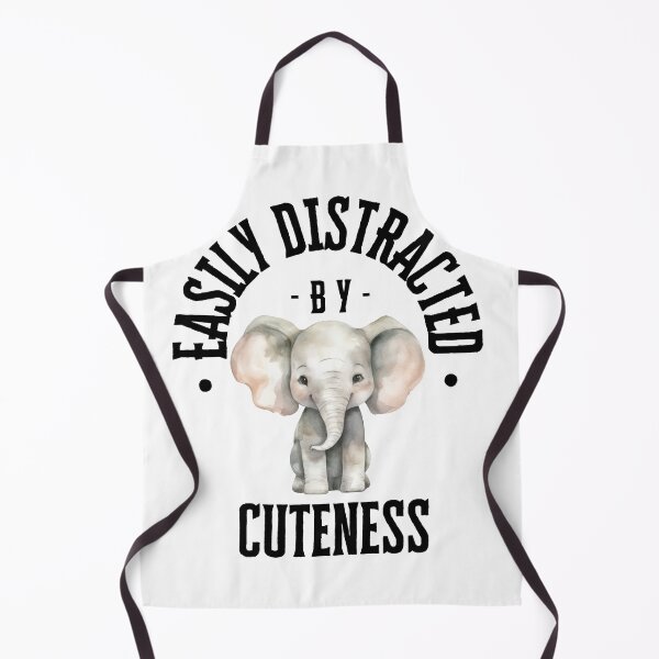 Item preview, Easily Distracted by Cuteness: Baby Elephant designed and sold by BlackabyBoutique.