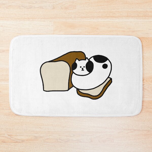 Item preview, a Cat and bread  designed and sold by superbaechoo.