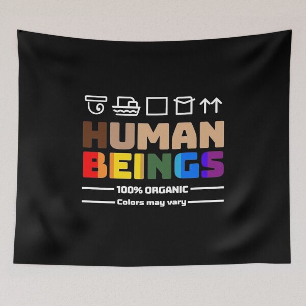 Item preview, Human Beings 100% Organic Colors May Vary designed and sold by AxstinGraphics.