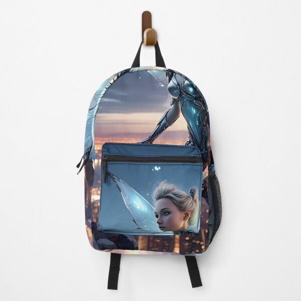 Item preview, Cyber Fairy Overlooking the City at Sunset designed and sold by Falguni's.