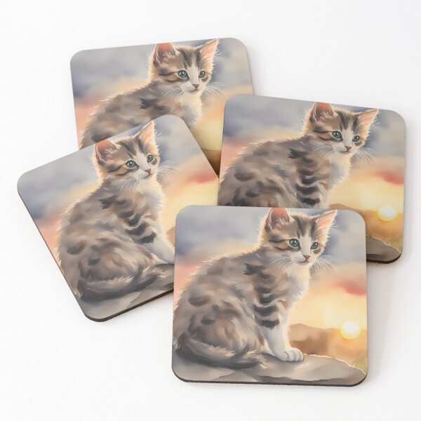 Item preview, Cute Kitten on Rock designed and sold by CalmnessbyChoice.