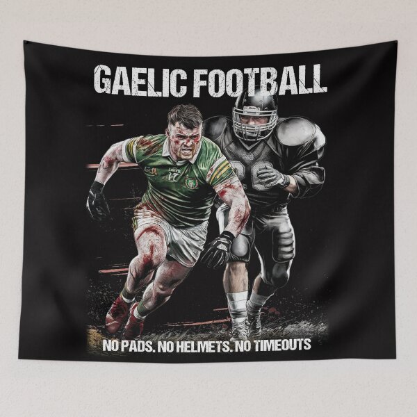 Item preview, Gaelic Football V American Football designed and sold by CELTIC-DESIGNS.