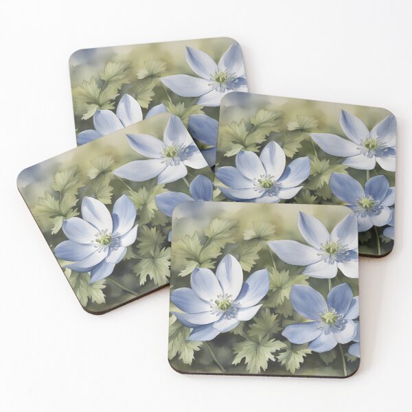 Item preview, Blue Anemones designed and sold by CalmnessbyChoice.