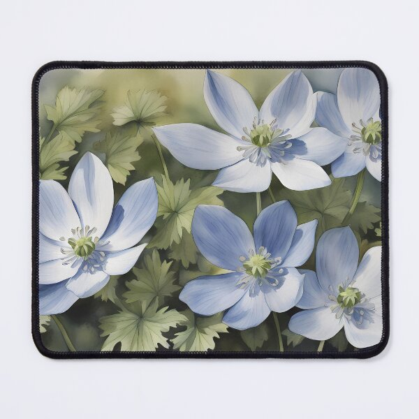 Item preview, Blue Anemones designed and sold by CalmnessbyChoice.