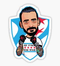 CM PUNK Sticker