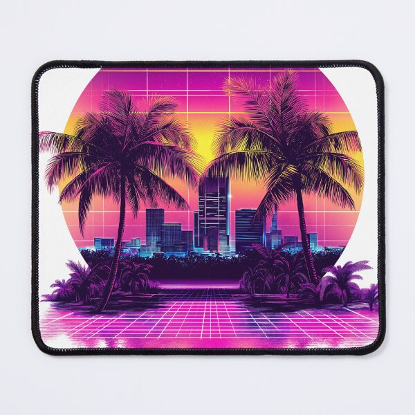 Item preview, Neon Miami Nights designed and sold by MysticCanvasAi.