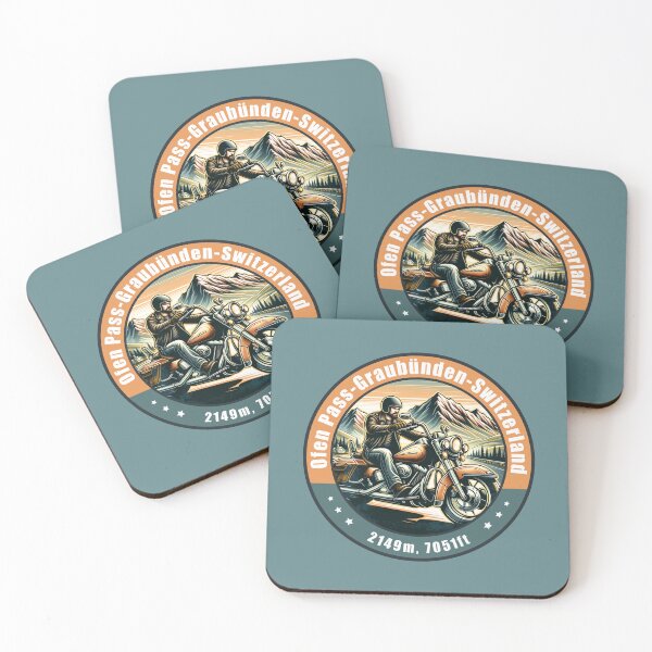 Item preview, Ofen Pass Switzerland Vintage Motorcycling Design designed and sold by CynthiaGraphics.