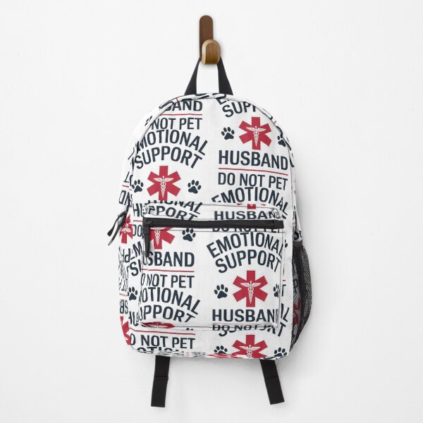 Item preview, Emotional Support Husband Do Not Pet Funny Retro designed and sold by Galactic-Sketch.