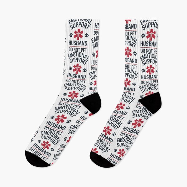 Item preview, Emotional Support Husband Do Not Pet Funny Retro designed and sold by Galactic-Sketch.