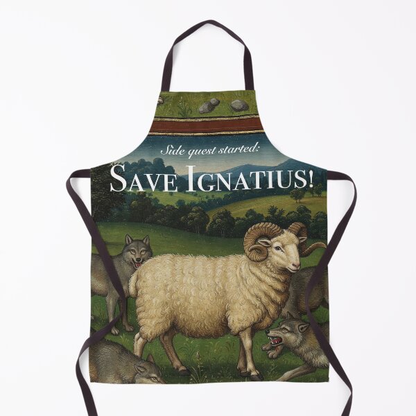 Item preview, New quest: Save Ignatius KCD. Kingdom come and deliver us from the wolves. designed and sold by Space Hyenas.
