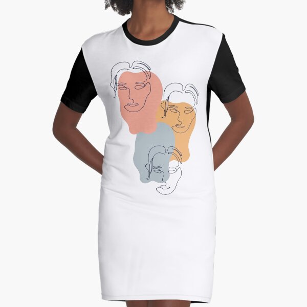 Item preview, Modern abstract woman faces. designed and sold by maredesign.