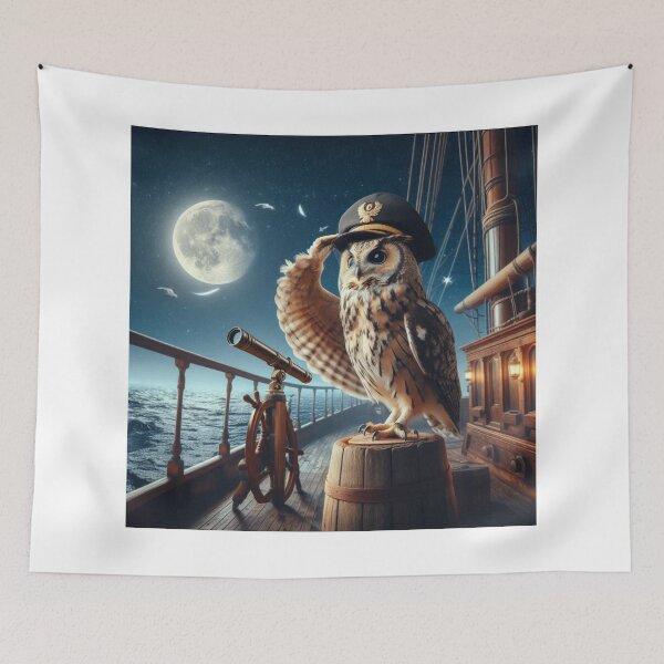 Item preview, Owl captain designed and sold by reyjf.