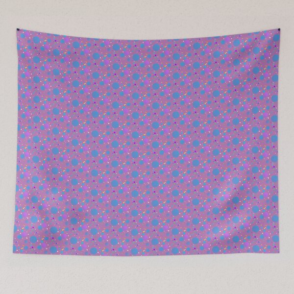 Item preview, Purple blue creative dotted | polka dot pattern designed and sold by lausn.