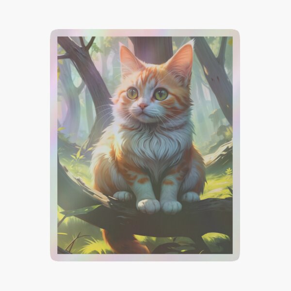 Vista previa del artículo con la obra «Gato de color naranja », diseñado y vendido por caperaerik.