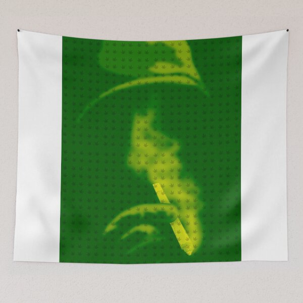 Item preview, Hooded Green Weed Smoker – Cannabis Vibes designed and sold by GrizzlyCollective.