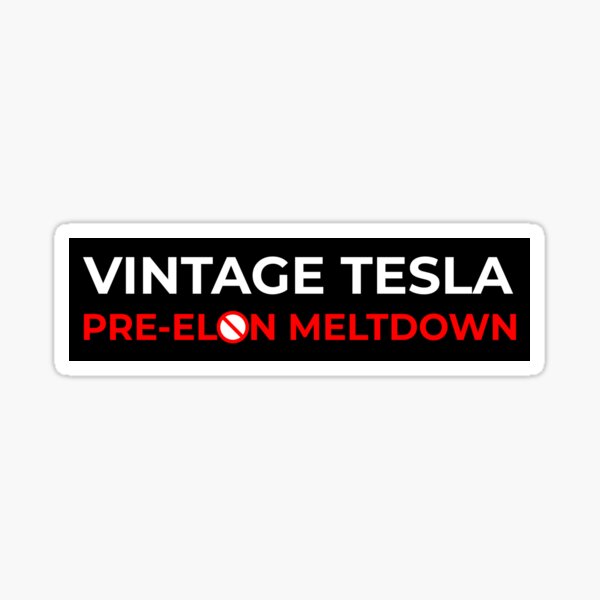 Artikel-Vorschau von Vintage Tesla – vor dem Zusammenbruch von Elon, designt und verkauft von The Graceful Goods.