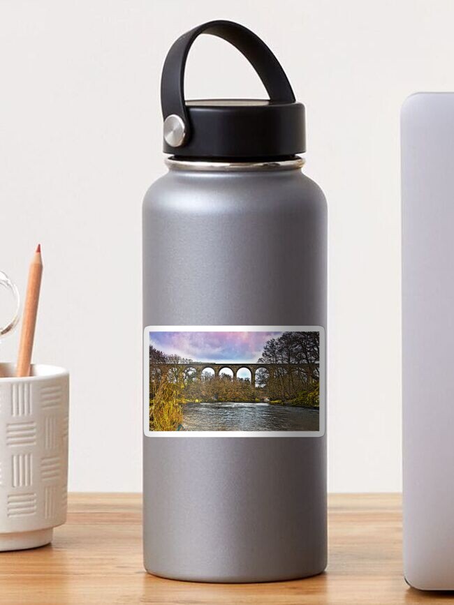 Thumbnail 1 of 3, Sticker, Pontcysyllte Aqueduct designed and sold by bywhacky.