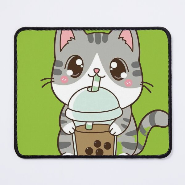 Item preview, Adorable cat drinking bubble tea, so cute and fun designed and sold by Nicoladenisa71.