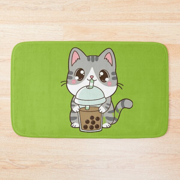 Item preview, Adorable cat drinking bubble tea, so cute and fun designed and sold by Nicoladenisa71.